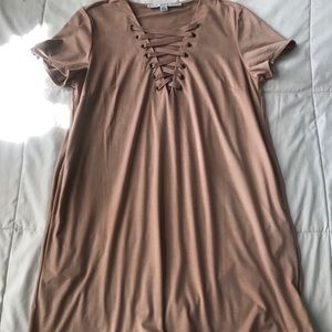 Hyfve Light Pink T-Shirt Dress